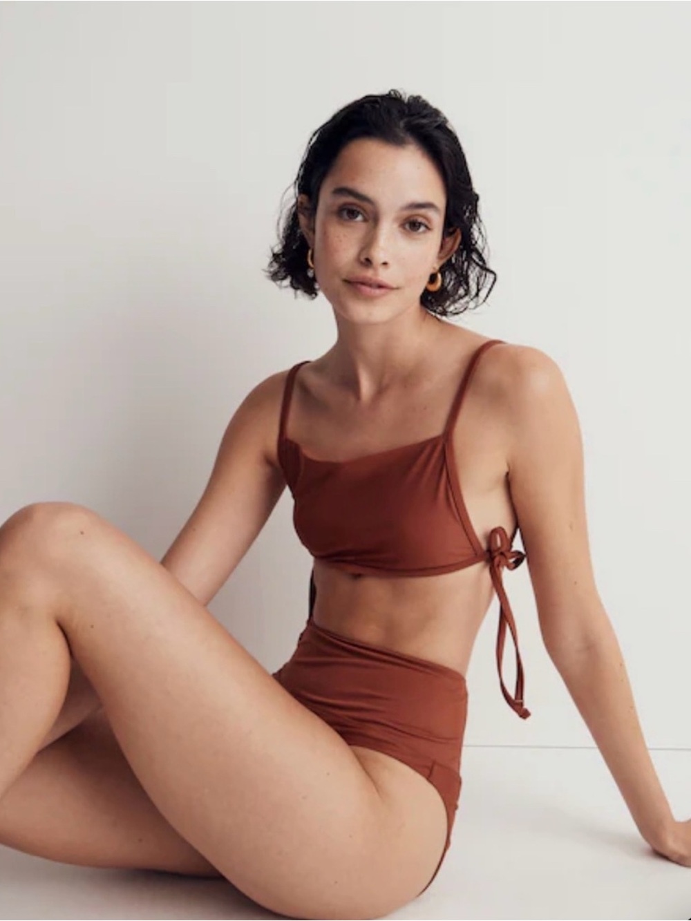 Women's Bikini top in Rust Large